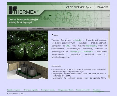 Thermex. Centrum projektowo-produkcyjne instalacji proekologicznych