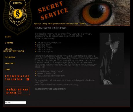 Agencja usług detektywistycznych, ochrony osób i mienia Secret-Service