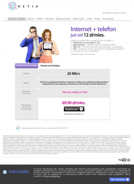 Zax.pl. Internet, telefonia, monitoring, domeny