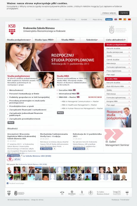 Uniwersytet Ekonomiczny. Krakowska Szkoła Biznesu