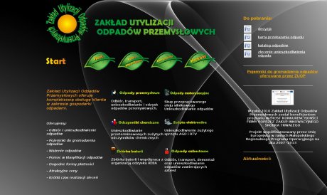 Pacanowski Zygmunt. Zakład Utylizacji Odpadów Przemysłowych