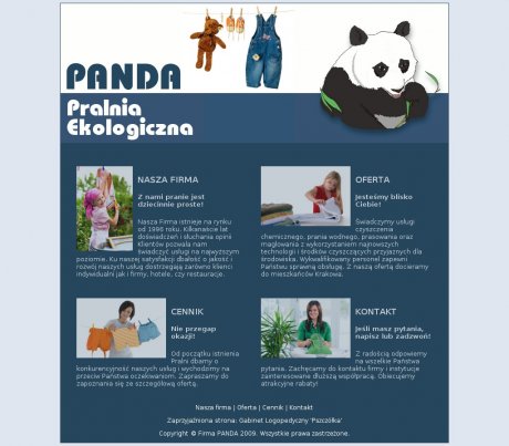 Panda. Pralnia ekologiczna