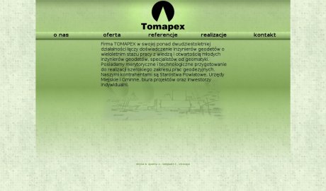 Tomapex. Firma geodezyjna
