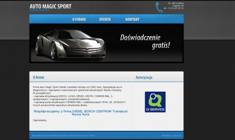Auto Magic Sport. M. Ciesielski. Remonty, blacharstwo