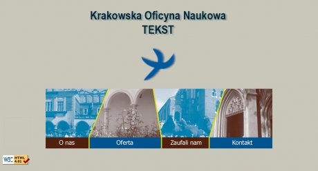 Krakowska Oficyna Naukowa Tekst. Marcinek Wojciech