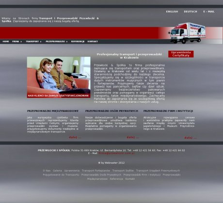 Firma Przewłocki i Spółka. Usługi transportowe